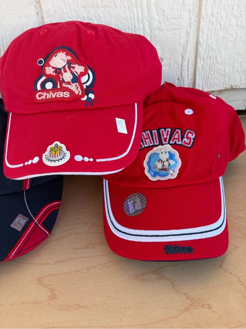 Chivas Baseball Caps - Red & Navy Trio Unisex
